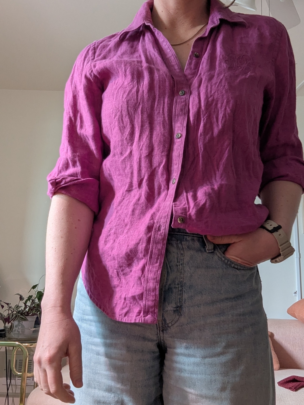 Lauren Ralph Lauren Linen Button-Down Shirt